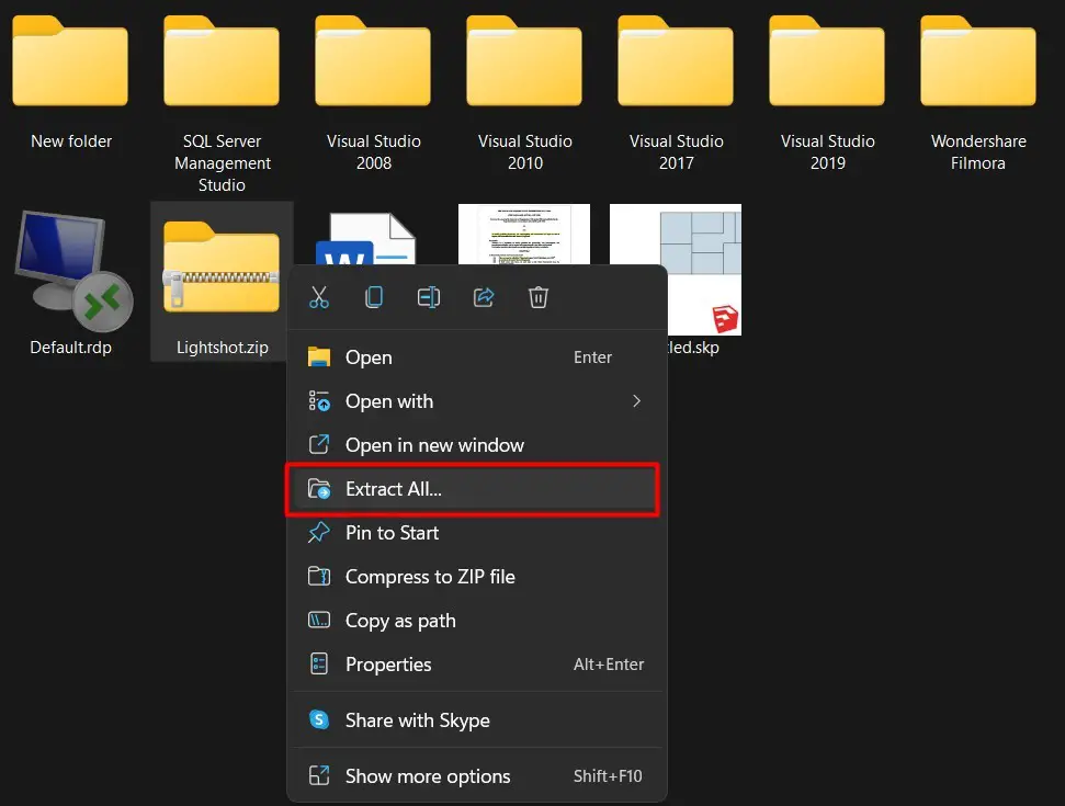 how-to-unzip-zipped-file-windows