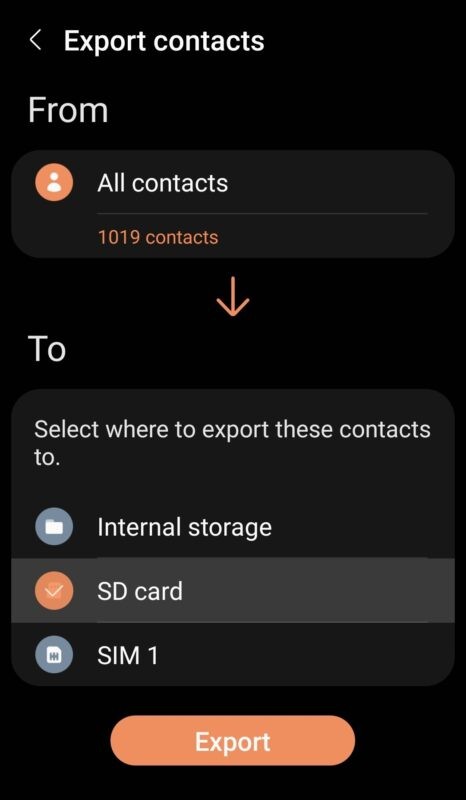  export-contacts-to-sdcard