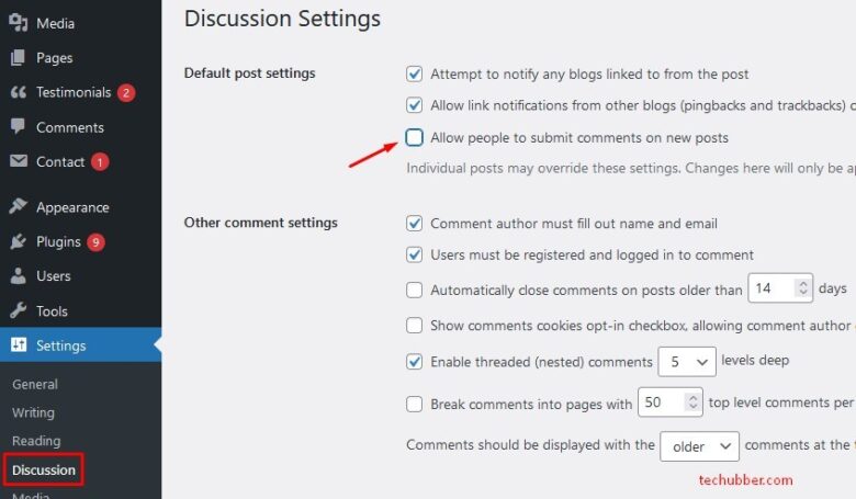 disable-wordpress-comments-on-new-posts