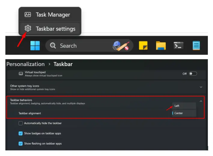 move-windows11-start-button-taskbar