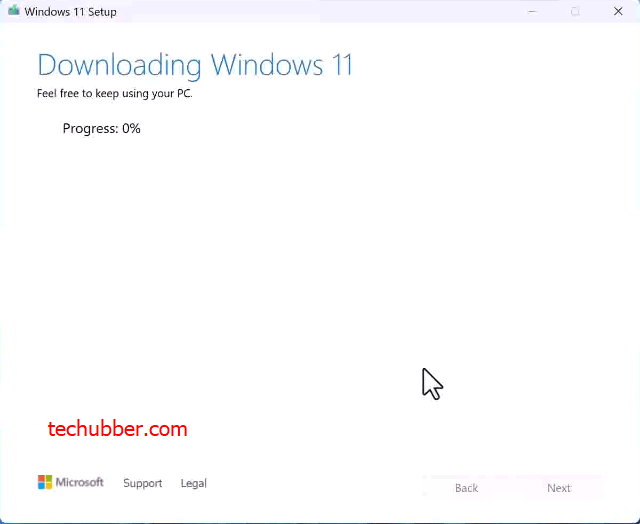 Download Windows eleven using media creation tool