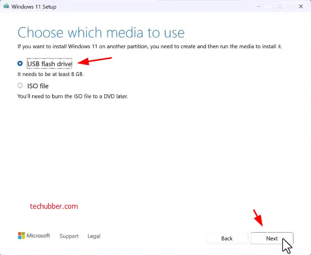 Create portable usb for Windows eleven using media creation tool