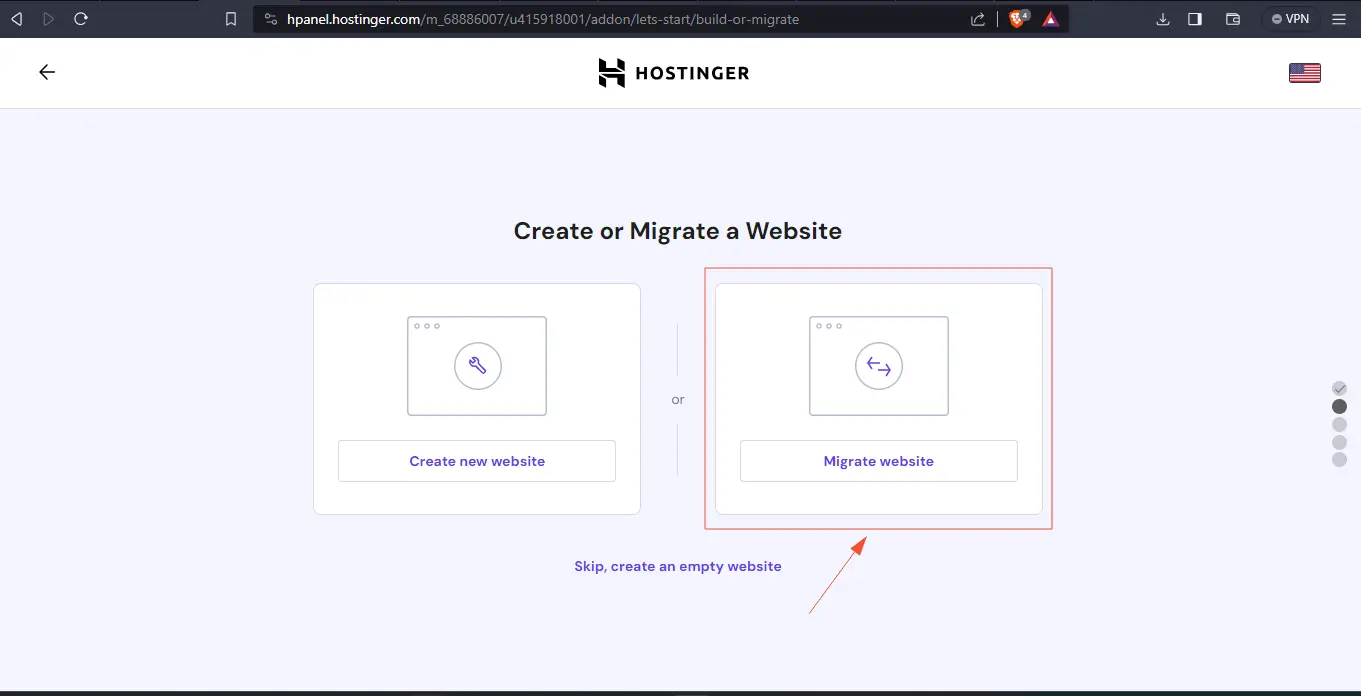 02_migrate a website to hostinger