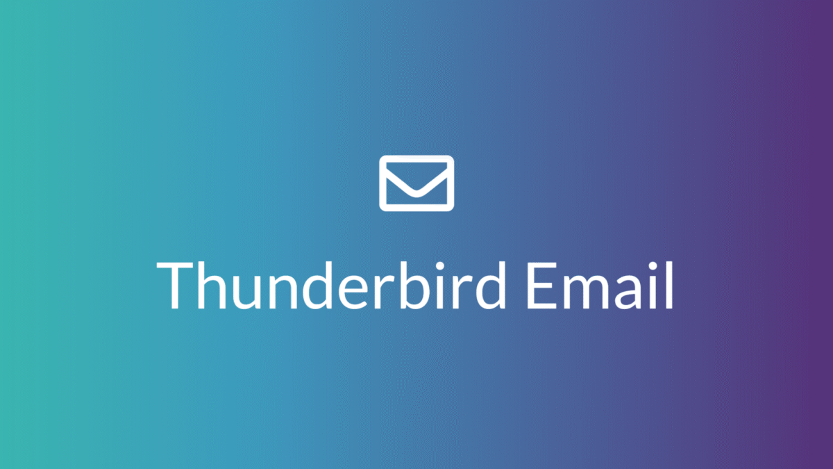 List of Must Have Thunderbird Email Add-Ons