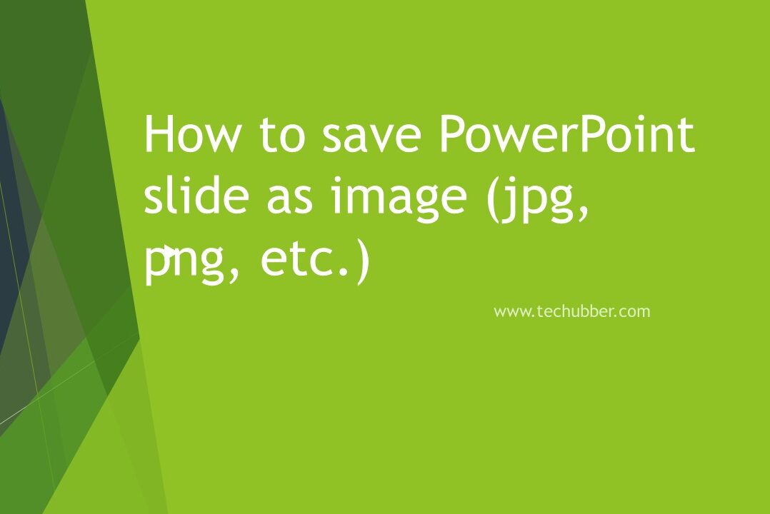 how to save powerpoint slide as image jpg png