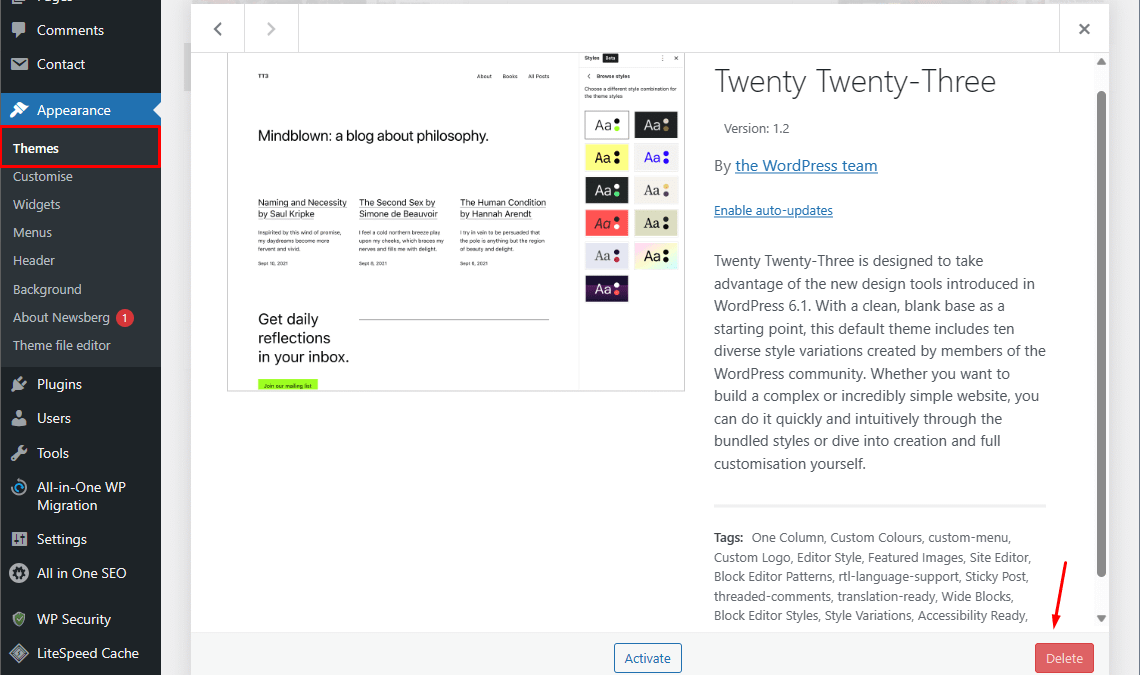 delete-unused-themes-wordpress