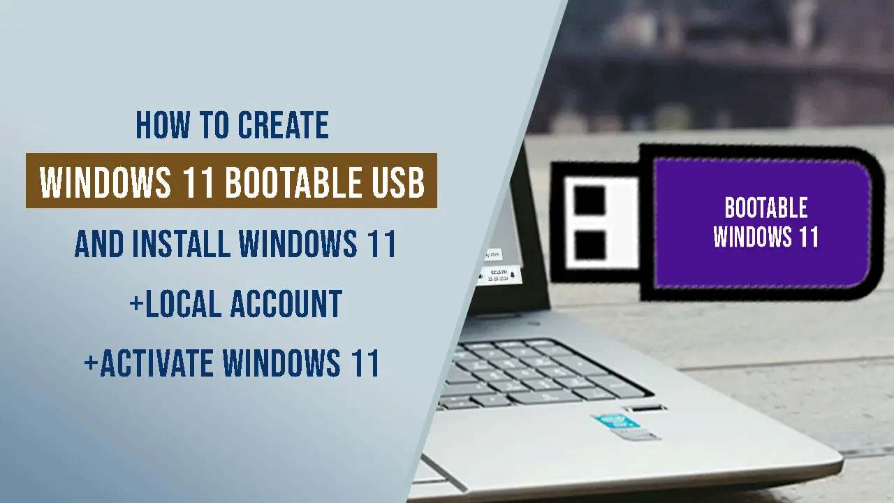 how to create bootable usb for windows 11