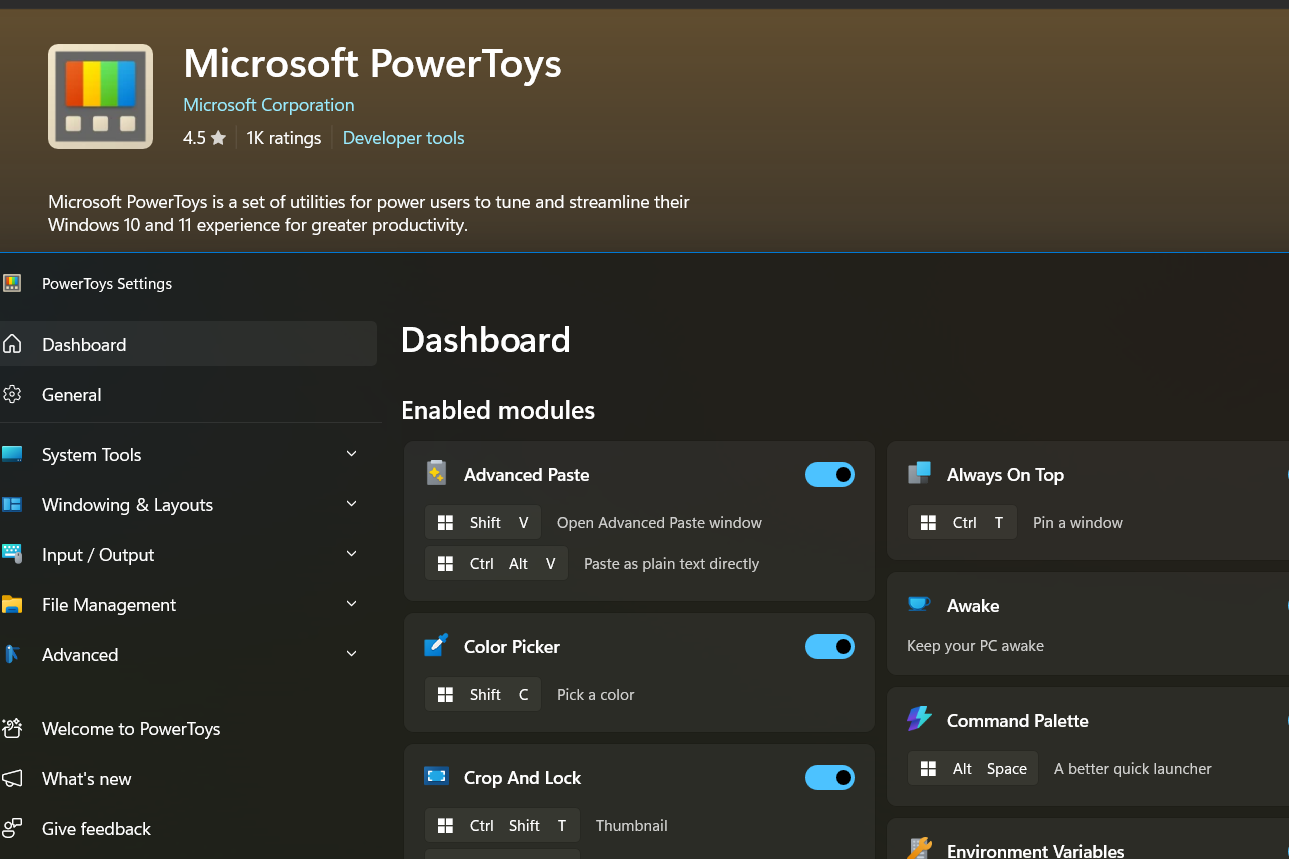 Microsoft PowerToys