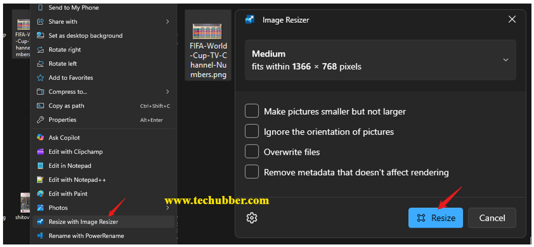 Microsoft PowerToys Image Resizer