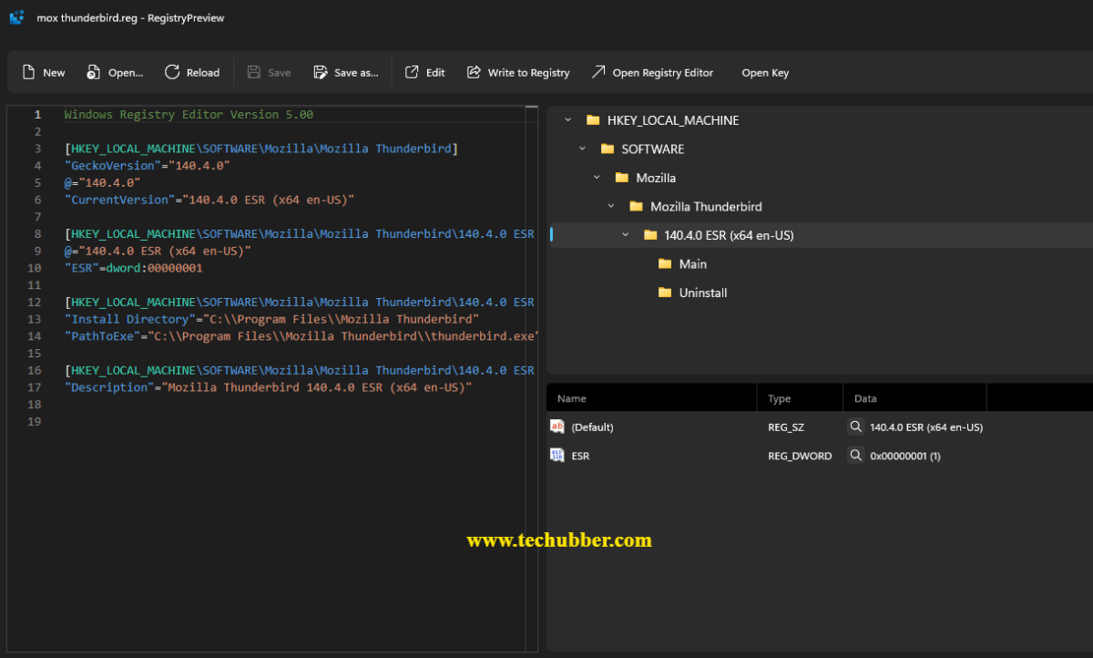 Microsoft PowerToys Registry Preview Visual Registry Editor