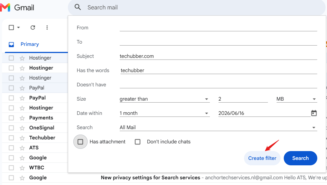 Gmail Tips and Tricks Steps to create filter in Gmail