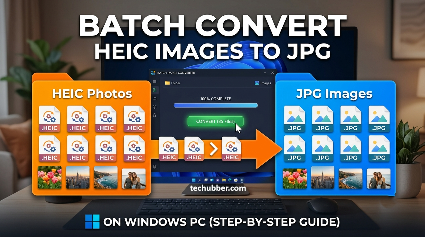 Batch Convert HEIC Images to JPG