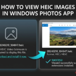 How to View HEIC Images in Windows Photos App